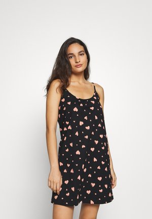 LASCANA NIGHTGOWN LOVELY - Nightie - black