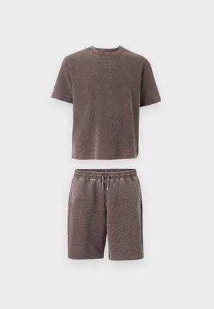 YOURTURN, UNISEX 2 PACK - Základné tričko - chocolate brown