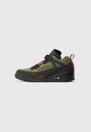JORDAN SPIZIKE V2 - Sportbačiai - medium olive/university red/black/baroque brown