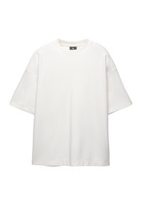TEXTURED SHORT SLEEVE - Základné tričko - white