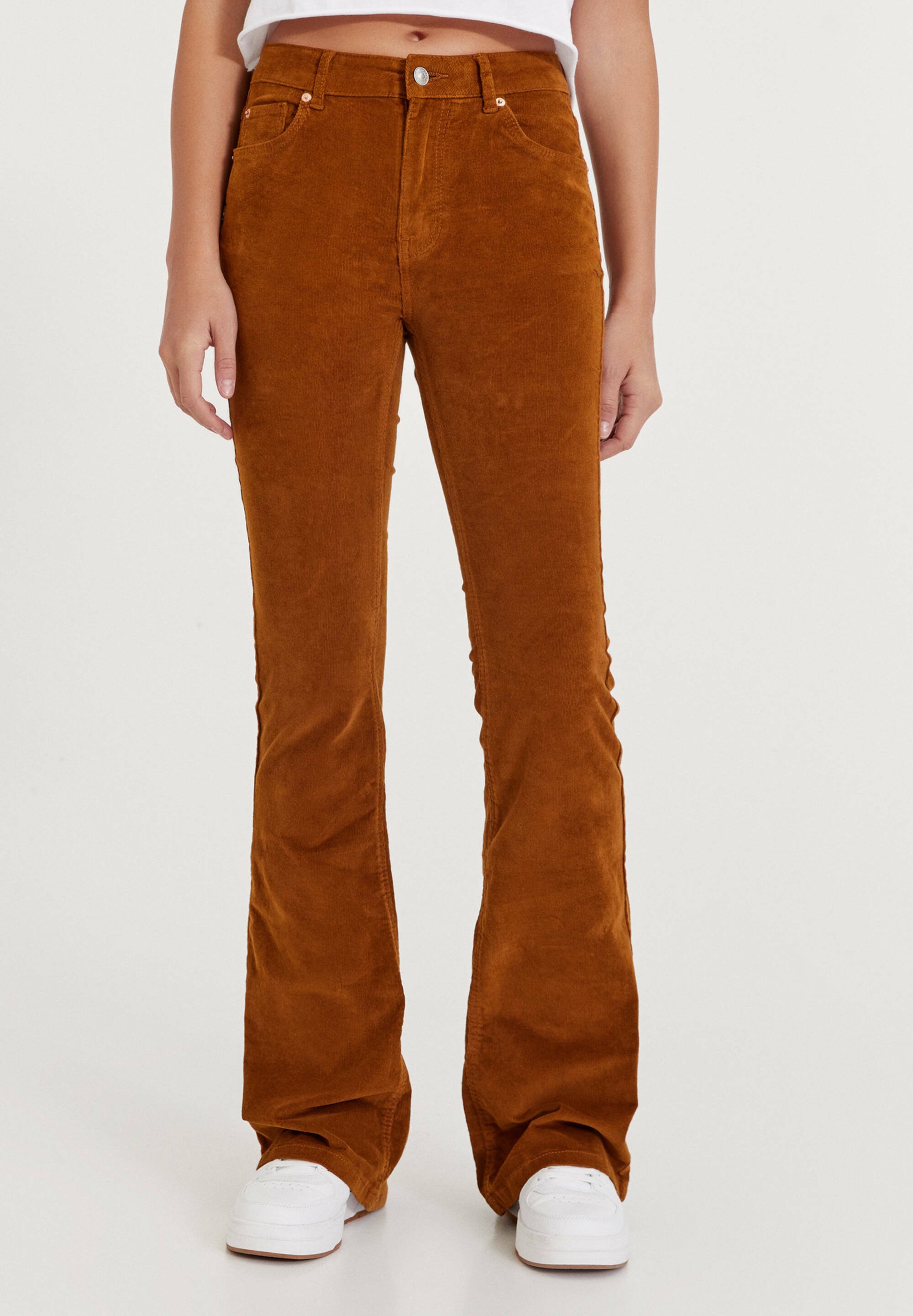 Flared pants pantalon bruin | Getdrezzed