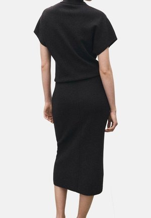 Mango, Jupe crayon - anthracite