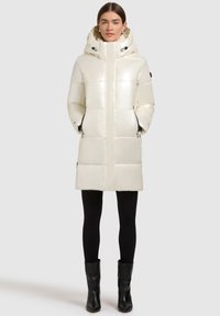 khujo HAYA SHINY - Ziemas mētelis - naturweiß