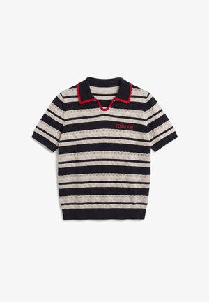 Pegador, Pólóing - striped cream black