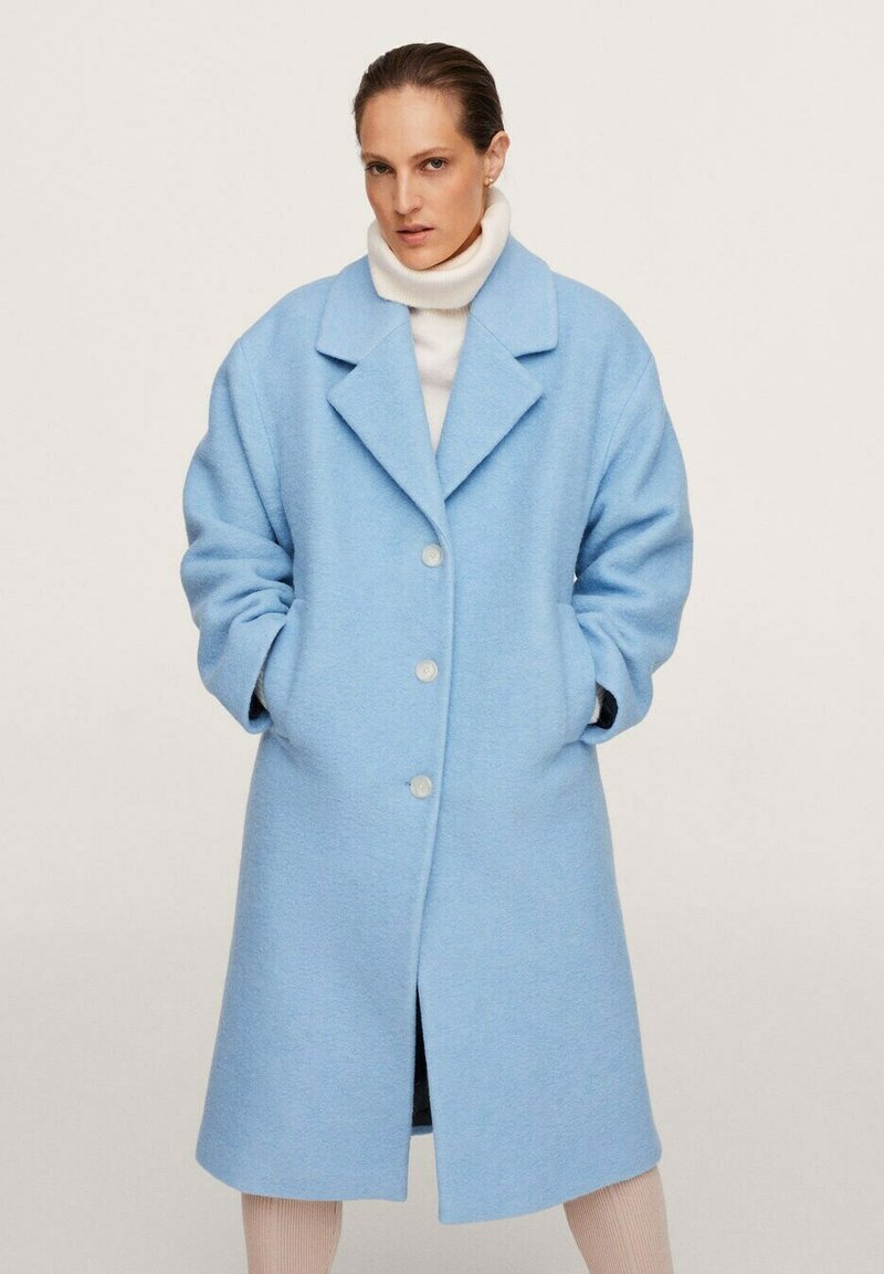 Mango HAWAII Klassischer Mantel bleu ciel/hellblau Zalando.de