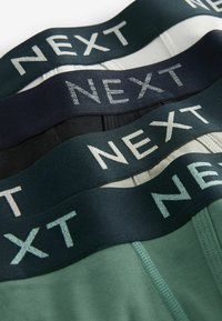 Next A FRONTS FOUR PACK - Boxer alsónadrág - green black