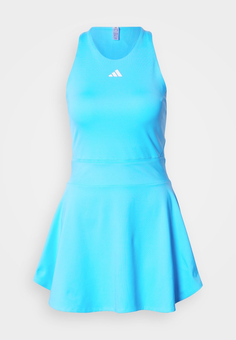 adidas blue version dress Performance Y SET - Sports dress - signal cyan/turquoise Wore red dresses for HorrorandSpookyCostume Size:Size 20 This Drop Of Blue
