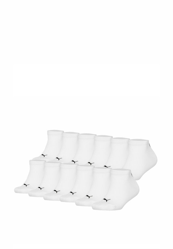 12ER PACK - SNEAKER LOGO EINFAR - Socken - weiß