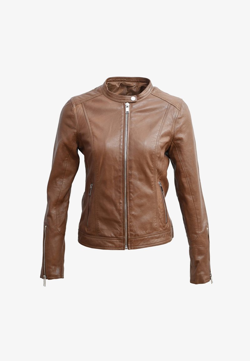 Lee Cooper Lederjacke - cognac