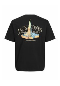 Jack & Jones PLUS SIZE RÜCKEN - T-shirts print - black