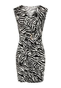 Morgan ZEBRA - Robe de jour - black white