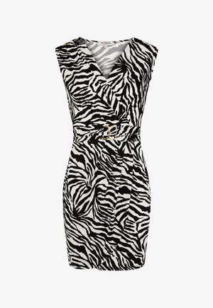 Morgan ZEBRA - Jurk - black white