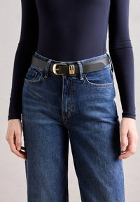 LEATHER - Gürtel - black