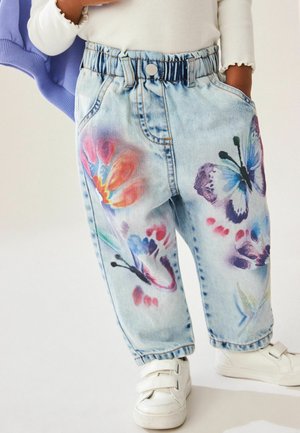 PRINT  - Blugi loose fit - denim