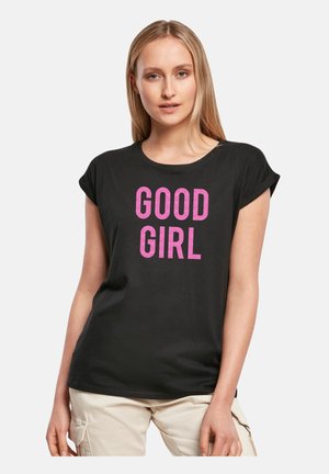 CLASSIC ROLL UP GOGI - Print T-shirt - black