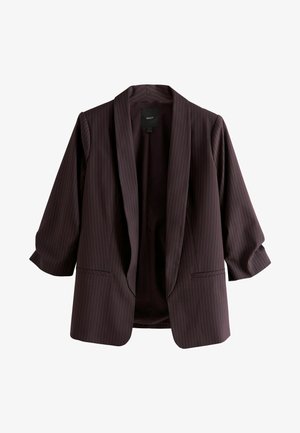 Next RUCHED  - Blazer - burgundy striped