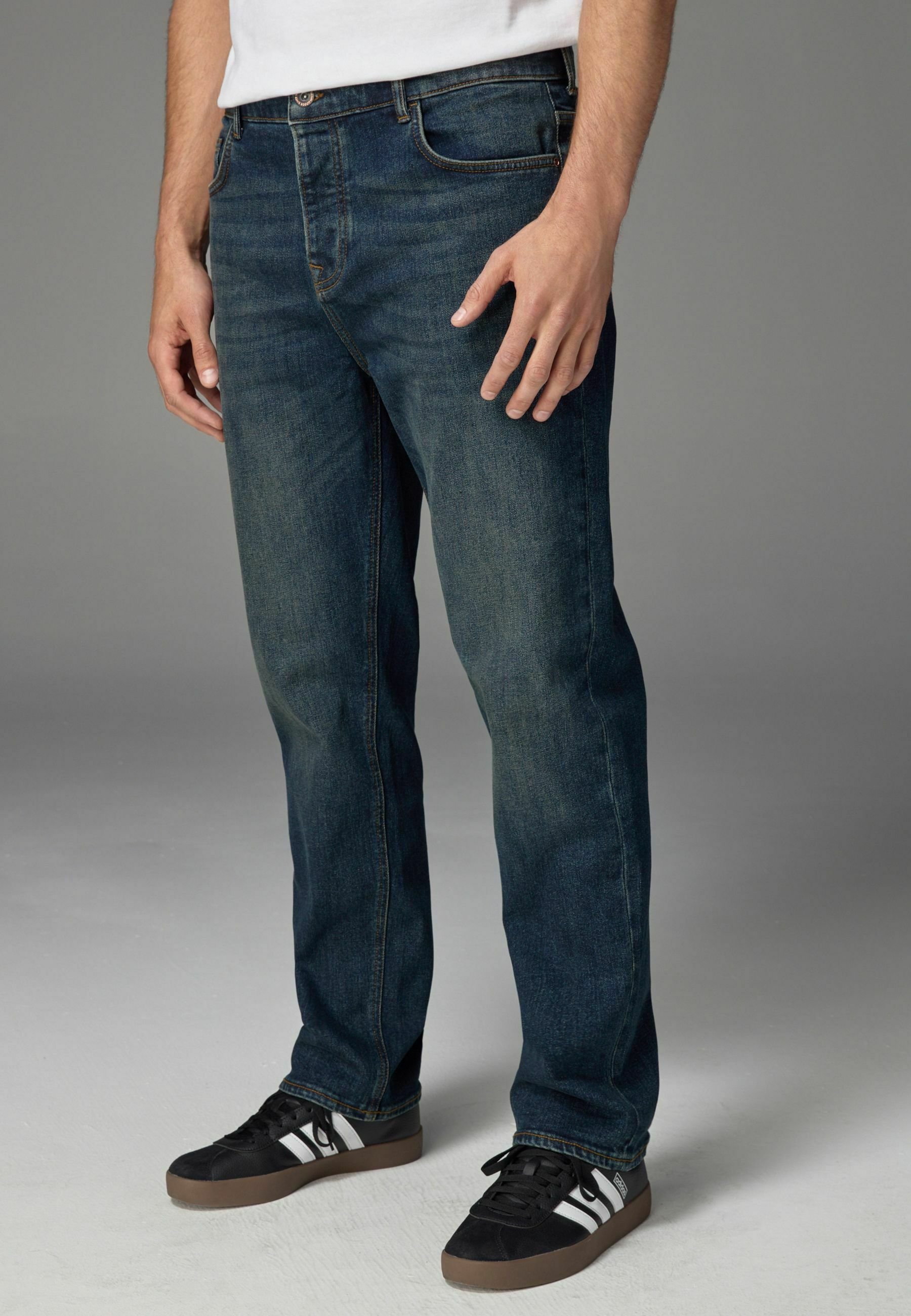 Next Jeans a sigaretta - blue dark vintage/blu