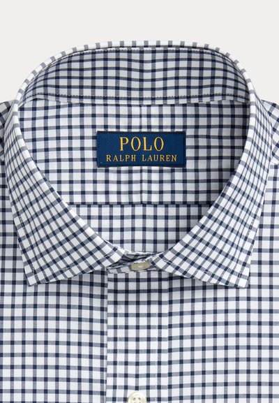 Polo Ralph Lauren CUSTOM FIT CHECKED POPLIN SHIRT - Chemise classique - navy/white