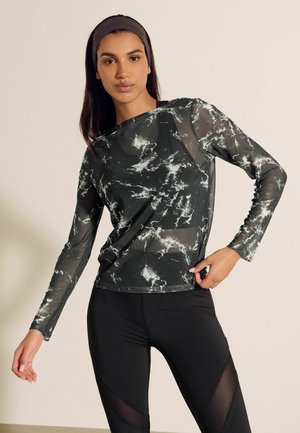 REGULAR FIT - MARBLE - Long sleeved top - print