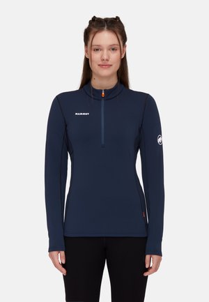 Mammut AENERGY HALF ZIP PULL - Longsleeve - marine/black