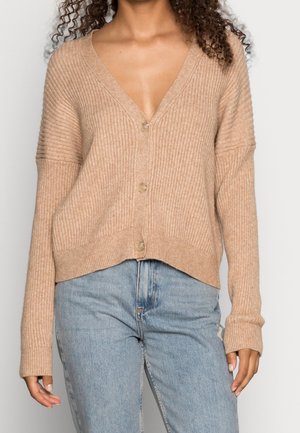 Chaqueta de punto - cognac