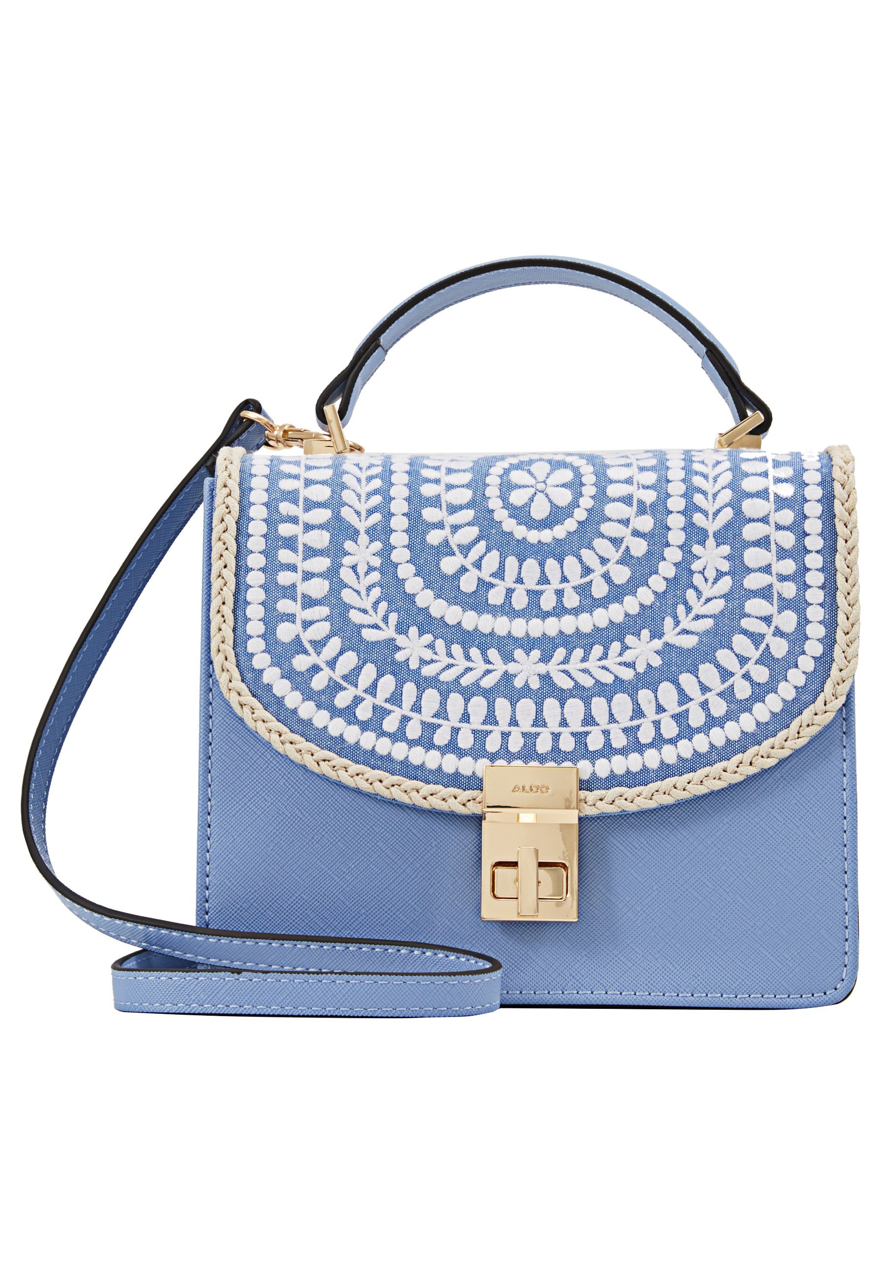 aldo light blue purse
