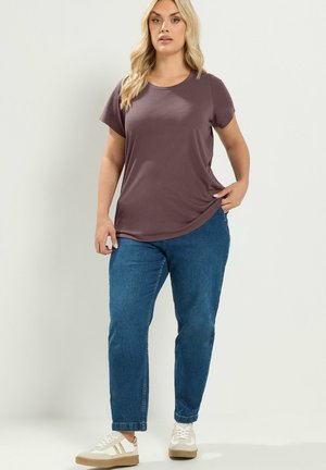 Yours Clothing, PLUS SIZE PLAIN T-SHIRTS 2 PACK - T-shirt basic - multi