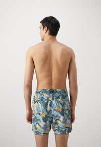 Björn Borg PRINT SWIM - Bañador corto - blue/multi-coloured