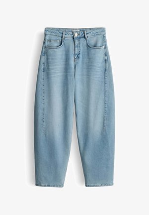 OPUS, MID RISE BARREL - Wide Leg - light lively blue
