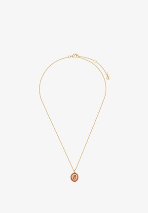 FABLE ENGLAND, EVE FLORAL NECKLACE IN GOLD - Collana - gold & red