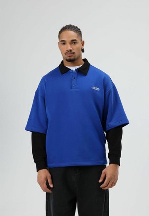 LAYERED SLEEVE DETAIL - Poloshirt - sax