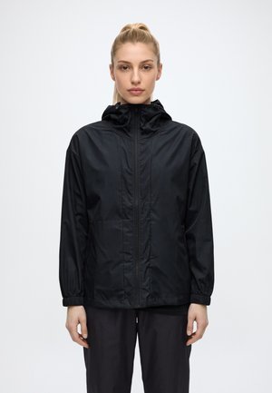 Even&Odd active by Zalando, OUTDOOR JACKET WITH FULL ZIP & HOOD - Ветровка - black