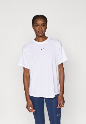 ONE RELAXED TOP - T-shirt de sport - white/black