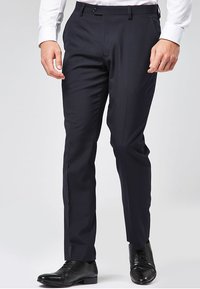 Next - SUIT TROUSERS SLIM FIT - Broek - blue Miniatuurafbeelding 1