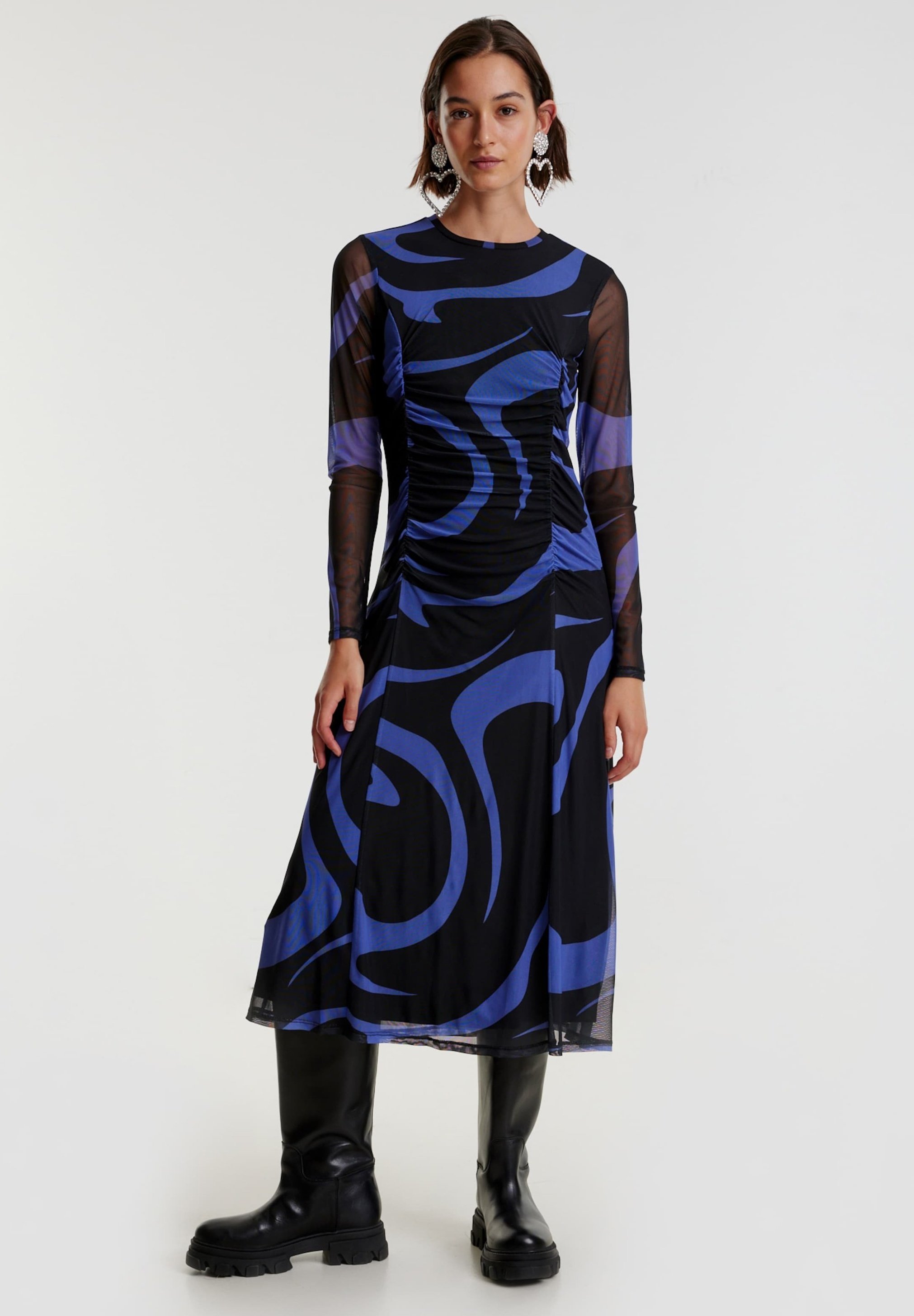 EDITED CALLA - Day dress - lila schwarz/purple - Zalando.de