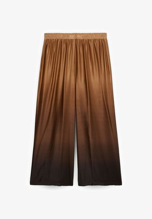 Fiorella Rubino, PANTALONI PALAZZO DÉGRADÉ - Bukser - marrone