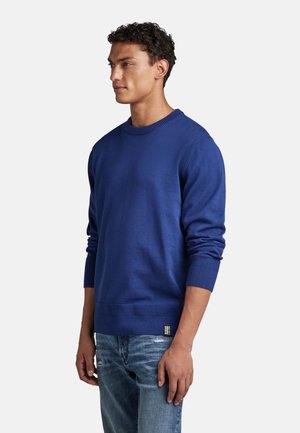 Strickpullover - blau
