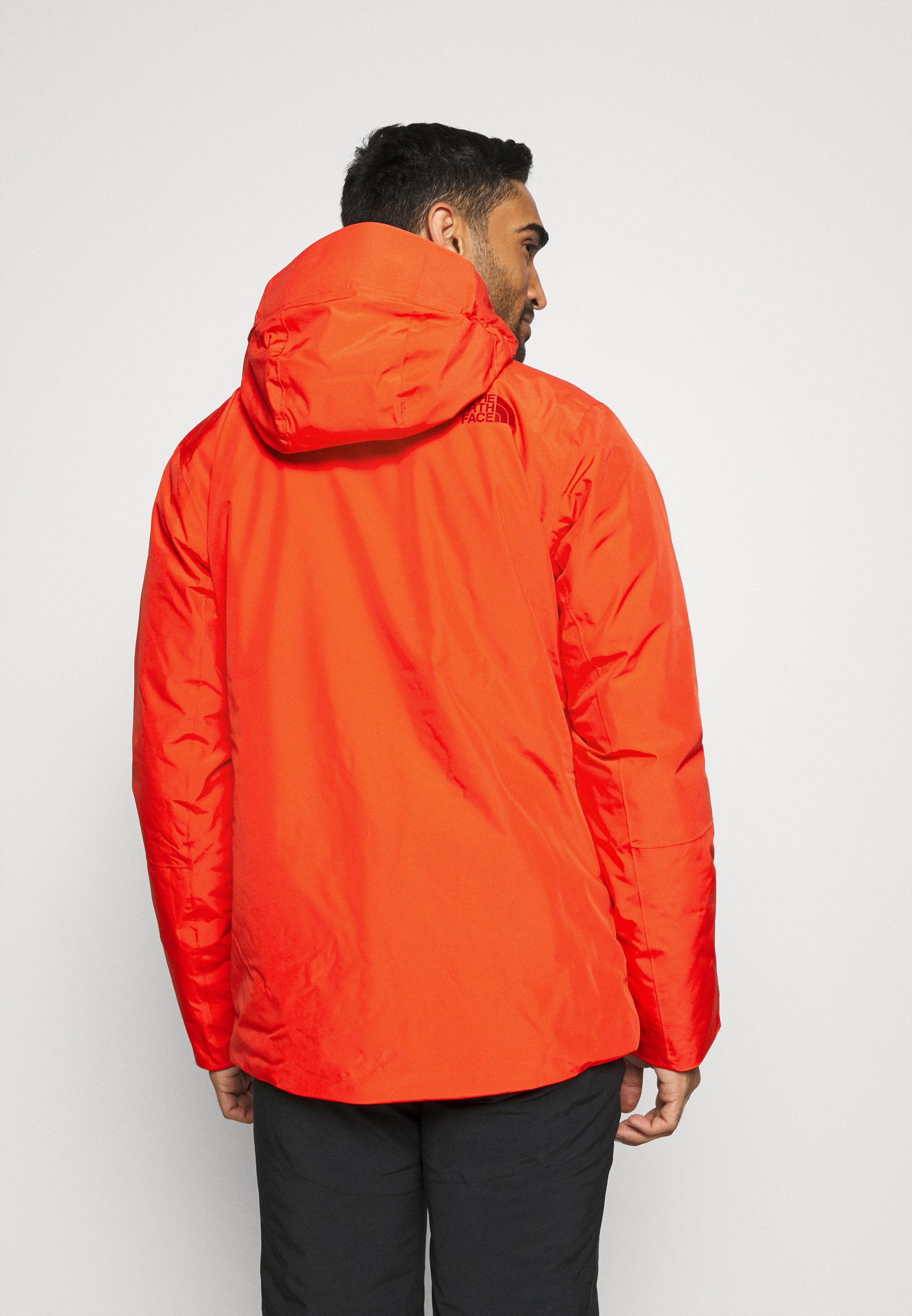 north face descendit red