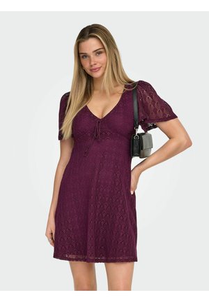 ONLDANIELLA KURZES  - Dnevna obleka - mauve wine