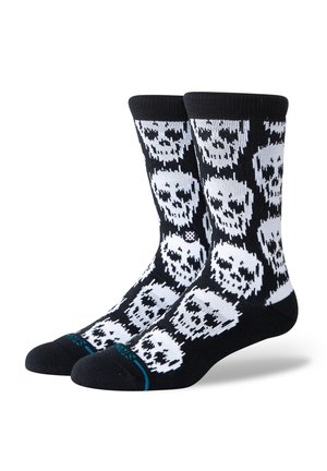 Stance STATIC SKULL CREW UNISEX - Ponožky - black