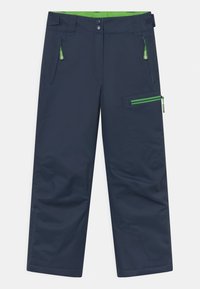 TROLLKIDS HALLINGDAL UNISEX - Täckbyxor - navy/bright green