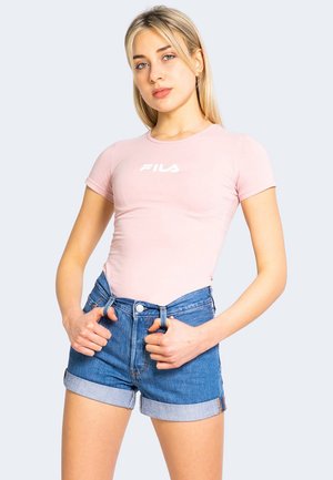 Fila YULIANA - T-shirt con stampa - powder pink