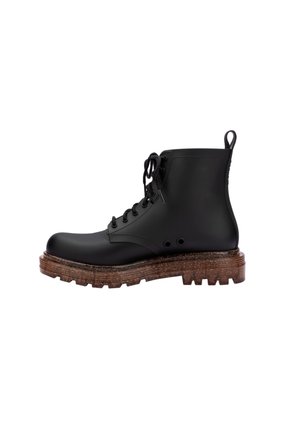 COTURNO - Bottines à lacets - black/rice shell glass