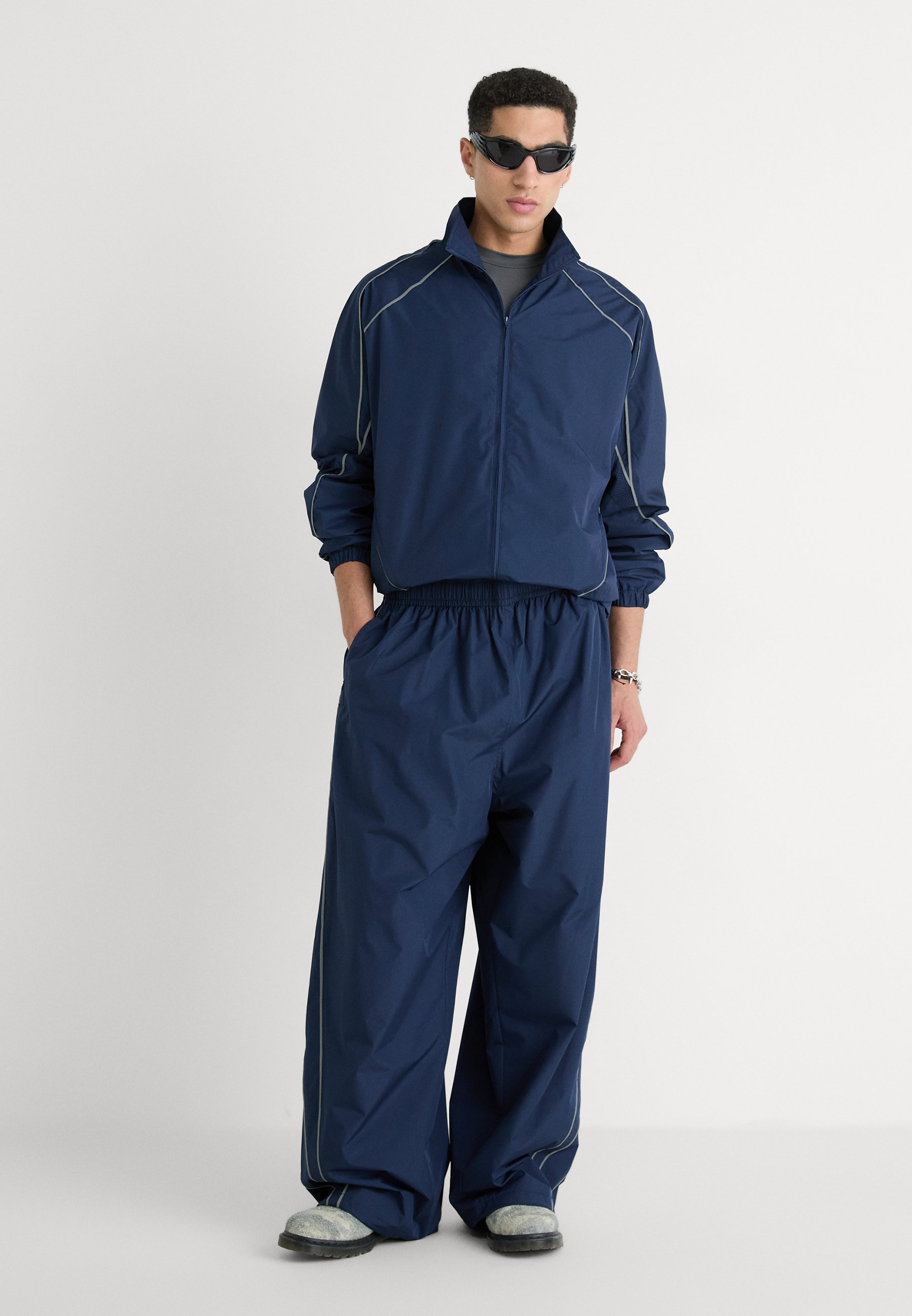 Jaded London ナイロンセットアップ　XS サイズ Jaded London VAPOR - Training jacket - navy/dark blue - Zalando.co.uk