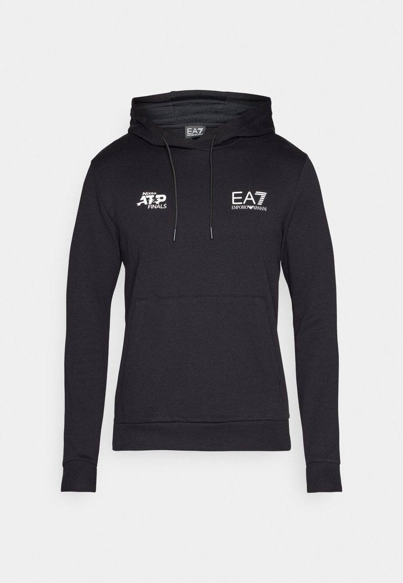 EA7 Emporio Armani Hoodie zwart EA7 Emporio Armani Hoodie zwart