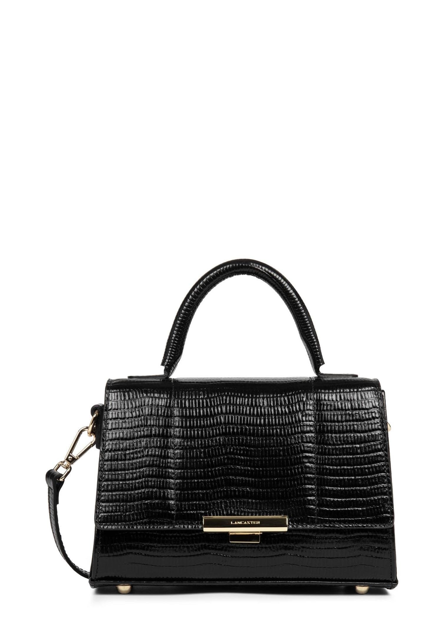 Sac à Main Lancaster Exo Trinity - Modèle ECRU/CROCO Taille Unique Unisexe Adulte
