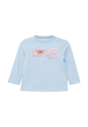 Langarmshirt - himmelblau