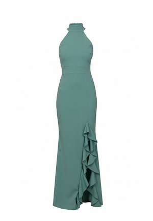 WAL G., CLAUDINE RUFFLE - Robe de cocktail - dusty teal