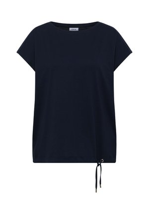 Cecil, T-SHIRT WITH CROCHET-DETAILS - Jednoduché tričko - universal blue
