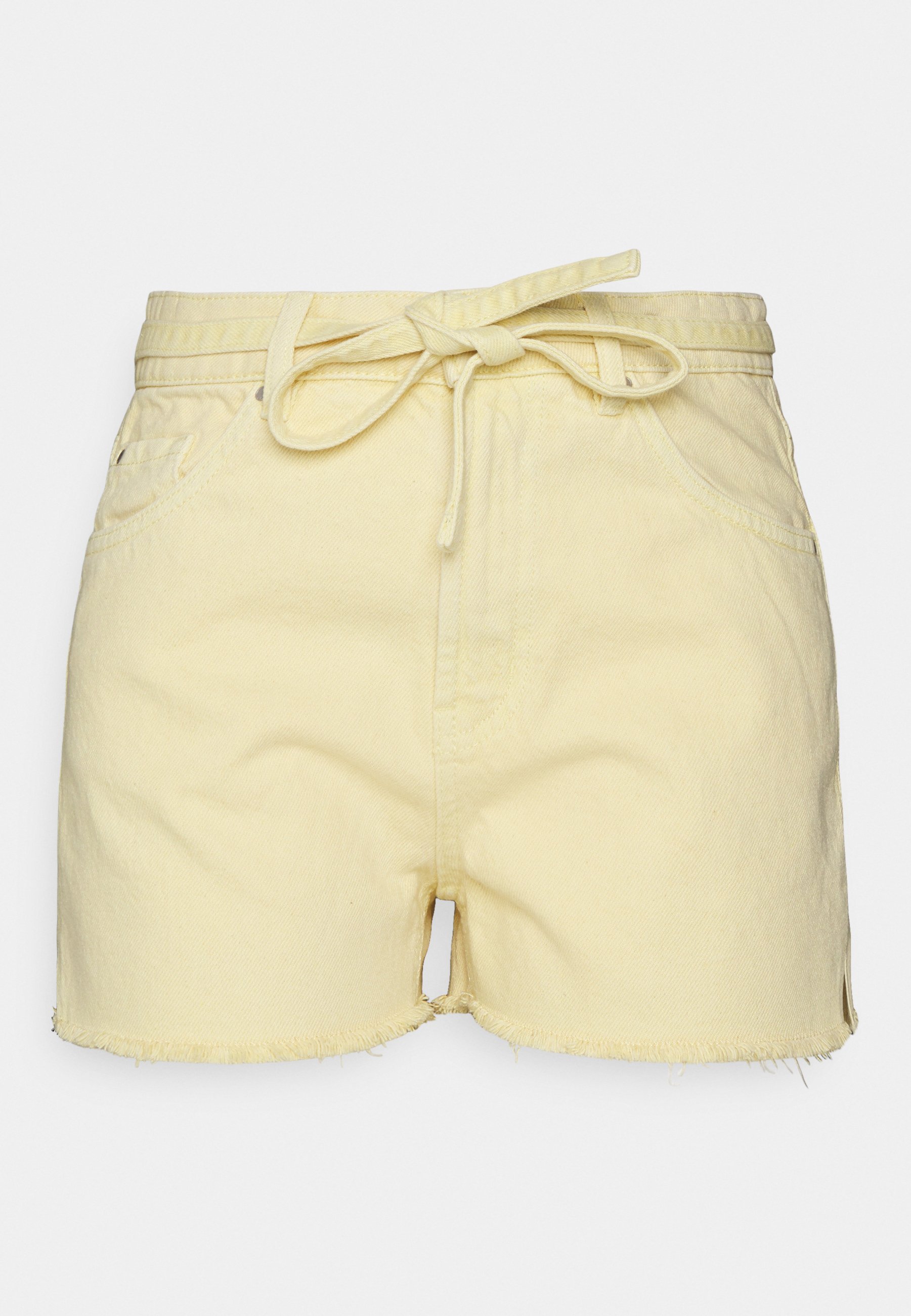 Esprit Denim shorts - pastel yellow 
